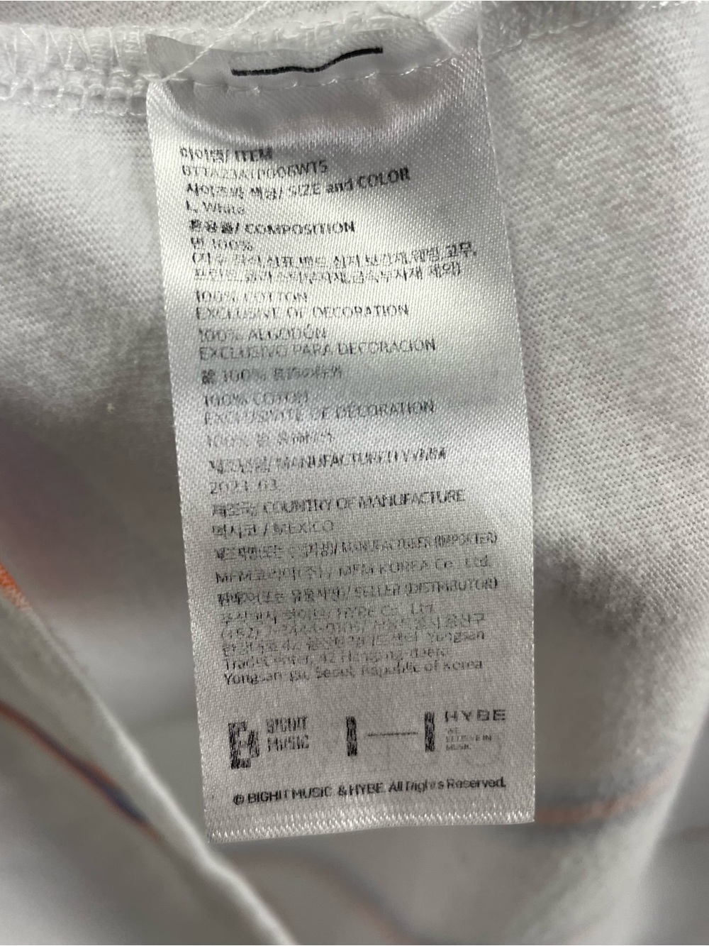 BTS Suga Agust D D-Day Oversized World Tour T-Shirt Asia Tour Official Size L - Picture 10 of 10